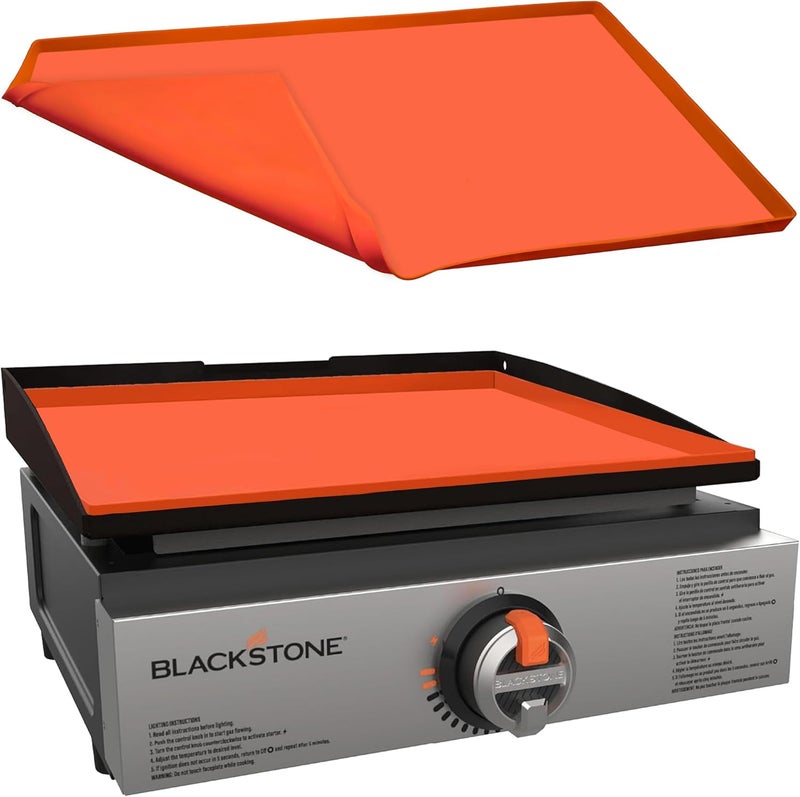 OZG 17" Premium Silicone Griddle Mat for Blackstone 17 Inch Grill, Heavy Duty Food Grade Silicone Griddle Cover, Keep Your Grill Clean and Rust-Free All Year Long - Image 1